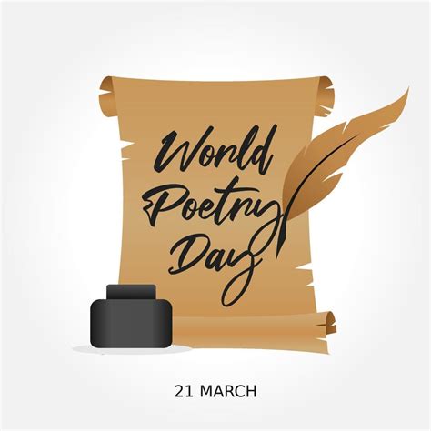 world poetry day vector illustration 5481448 Vector Art at Vecteezy