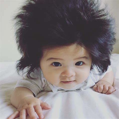 This Baby’s Crazy Hair Will You Make Happy All Day - Baby AZ Today