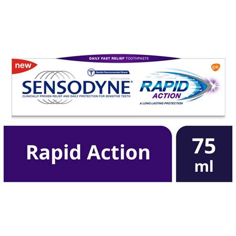 Buy Sensodyne Rapid Action Toothpaste 75 ml online at best price in the ...