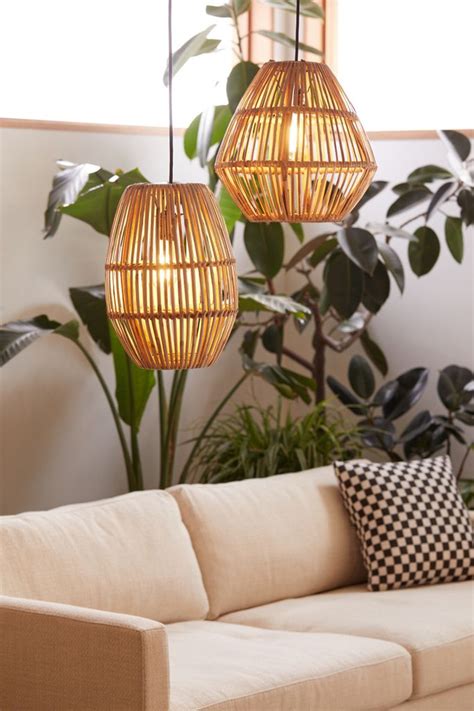 Bamboo Woven Pendant Light | Urban Outfitters
