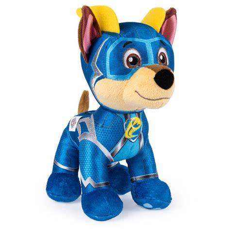 PAW Patrol, 8-Inch Mighty Pups Super PAWs Chase Plush | Toys R Us Canada