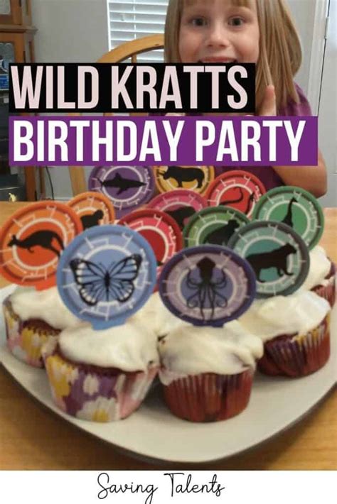 Wild Kratts Birthday Party Ideas from Saving Talents