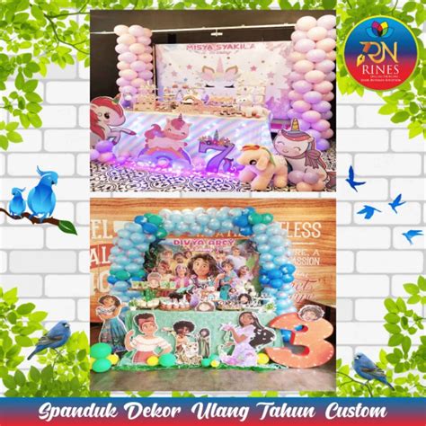 Jual Spanduk Dekor Ulang Tahun Custom | Shopee Indonesia