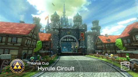 Mario Kart 8 DLC - Triforce Cup - Hyrule Circuit | Mario kart, Mario ...