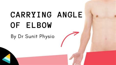 What's carrying angle of elbow? Its anatomy : Physiosunit