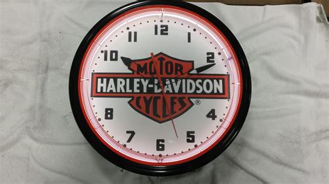 Harley-Davidson Neon Clocks For Sale at Grace George blog