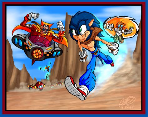 Sonic v Eggman - Blast that Hedgehog by GearGades on DeviantArt