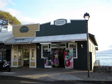 Lahaina Shops on Front Street Photograph by Daniel Baralt - Fine Art ...