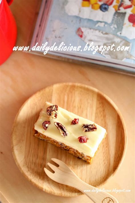 dailydelicious: Low fat carrot cake: Delicious carrot cake with less fat