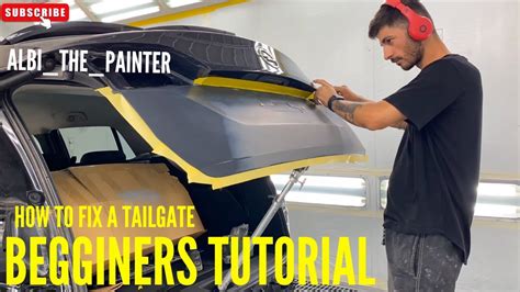 how to repair a tailgate. - YouTube