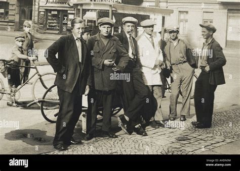 people, group of men, Germany, 1920s, 20s, 20th century Stock Photo - Alamy