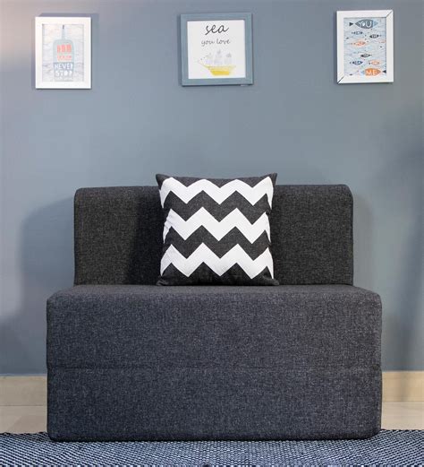 Buy Arnaldo 8 Inch Foam (72x36) In Grey Colour Single Size Sofa Cum ...