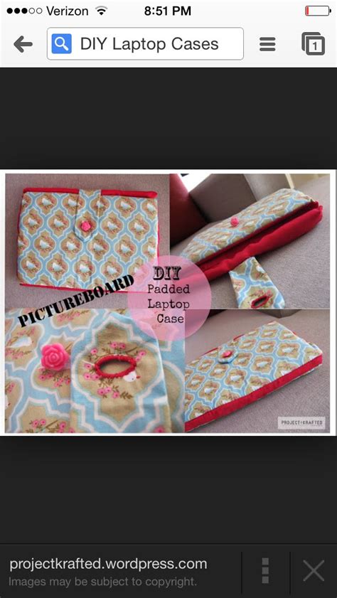 This is another cool DIY Project that I found for making your own Padded Laptop Cases!! Have fun ...
