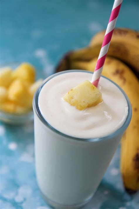 Pineapple Banana Smoothie Recipe - Cooked by Julie