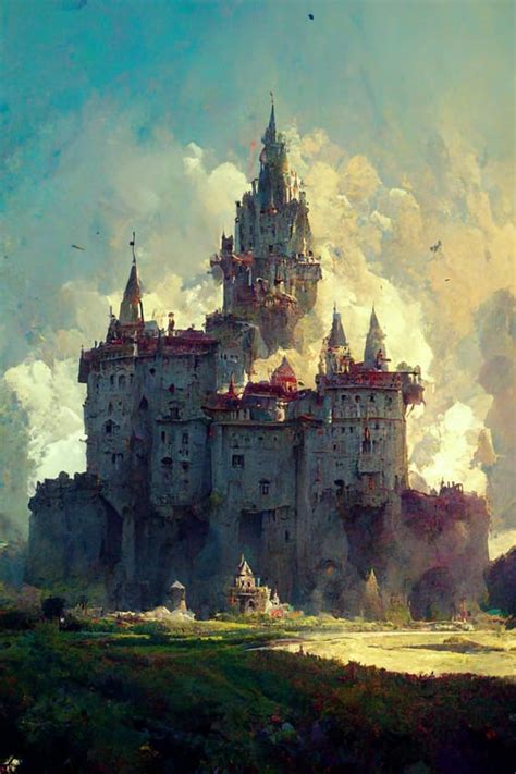 Fantasy Castle Concept Art