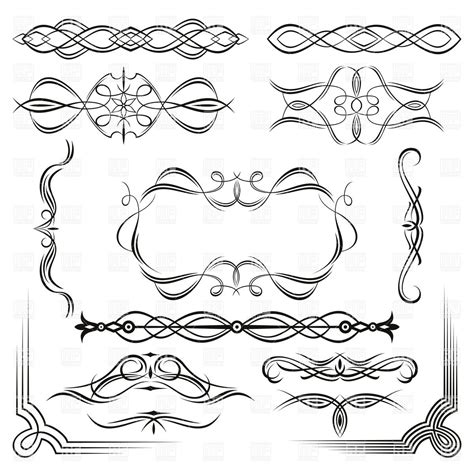 Curly Border Vector at Vectorified.com | Collection of Curly Border Vector free for personal use