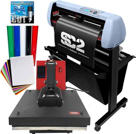 Amazon.com: USCutter Bundle: 34" SC2 Vinyl Cutter w/Catch Basket + 15" x 15" Heat Press Machine ...