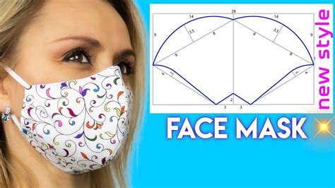 😷 How To Make a Face Mask 😷 Face Mask Pattern | Face Mask Sewing Tutorial - YouTube | Sewing ...