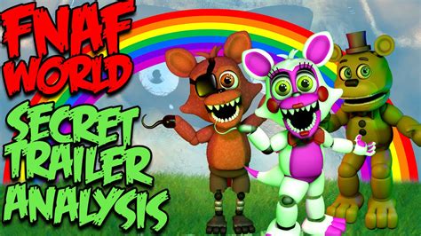 FNAF WORLD - SECRET TRAILER ANALYSIS ★ - YouTube