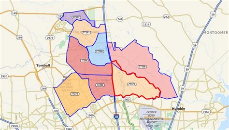 The Woodlands Zip Code Map – Map VectorCampus Map