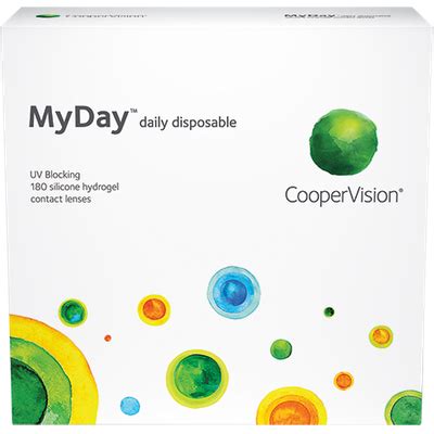 Cooper Vision MyDay daily disposable 180 pack Contact Lenses Reviews 2019