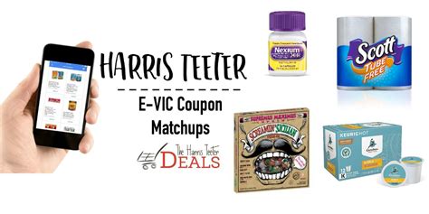 NEW E-VIC Coupons {Matchups and Deals} - The Harris Teeter Deals