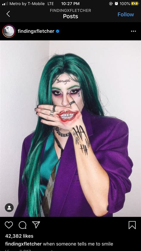 Joker Makeup, Halloween Face Makeup, Grunge Goth, Good Poses, Goth ...