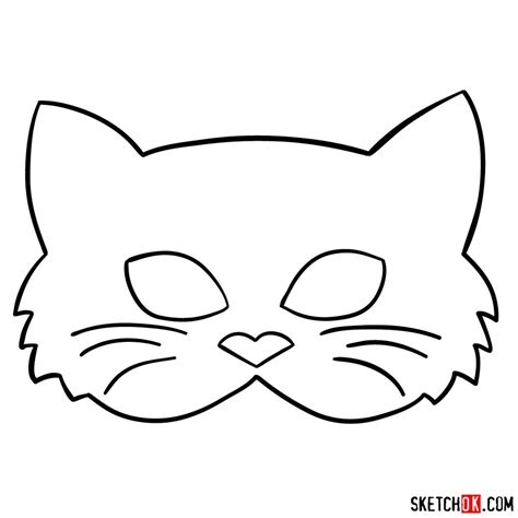 12 best ideas for coloring | Printable Kitty Cat Mask