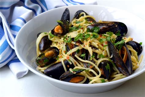 Spaghetti with Mussels Recipe - Great British Chefs