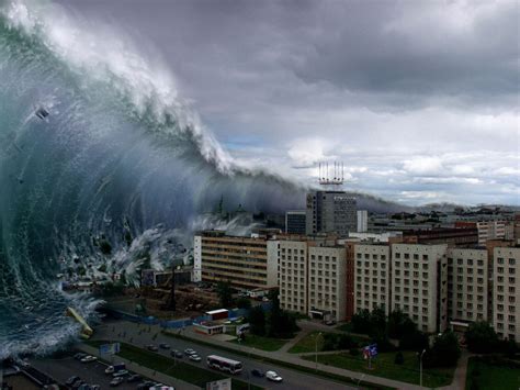 giant mega tsunami wave footage pics | Tsunami, Natural disasters, Nature