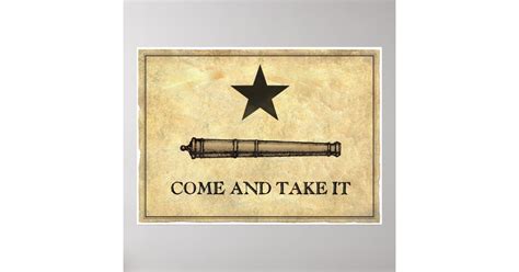 Come and Take It Poster | Zazzle