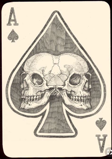 Pin by madeleine on portrait. | Ace of spades tattoo, Card art, Card tattoo