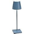 Ai Lati POLDINA Blue avio Table Lamp LED 2W 3000K Rechargeable IP54 External [Energy Efficiency ...