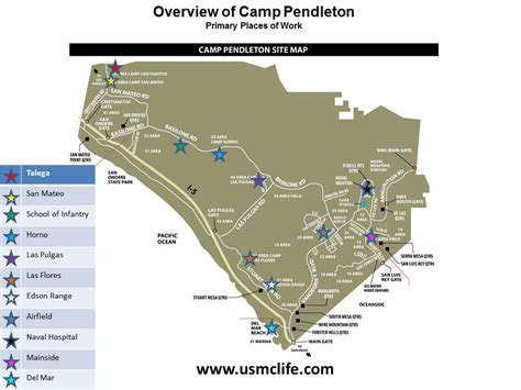 Camp Pendleton Map - USMC Life