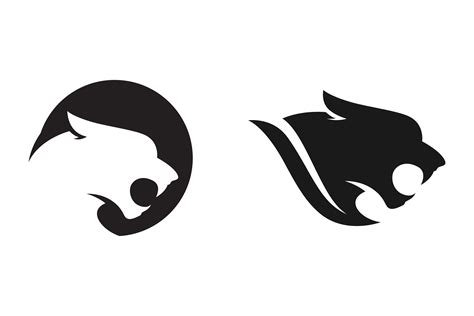 Panther Head Logos