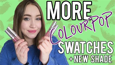 MORE ColourPop Ultra Matte Lip Swatches (Pale Skin Tone) - YouTube