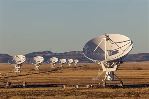 Very Large Array Radio Telescope Stock Photo - Image of alien, antenna: 35261792