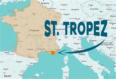 Map of Saint-Tropez, France | Travel Destinations