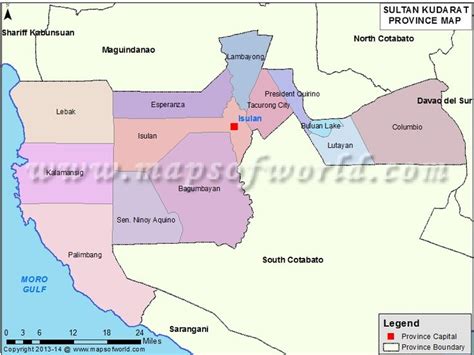 Sultan Kudarat Map | Map of Sultan Kudarat Province, Philippines | Mapas, Sultanes