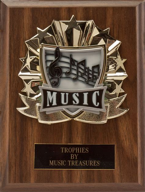 Buy Music Plaque | Awards - Trophies | Music Plaques