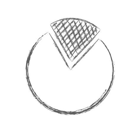 Doodled Pencil Sketch A Fragment Of The Whole Element Vector, Pen ...