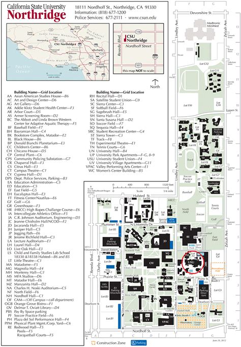 Csun Campus Map ~ CASADEWICCA