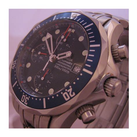 Omega Seamaster Chronograph, Blue Dial, Stainless Steel Bracelet