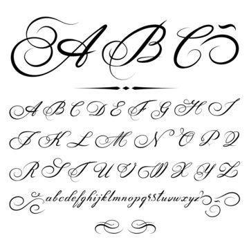 Modified Cursive Svg, Calligraphy Svg, Handwriting Svg, Capital Letters Svg, Small Letters Svg ...