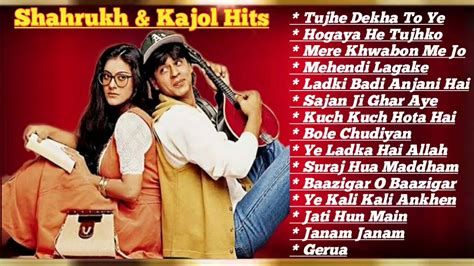 Kajol & Shahrukh Khan Hits - YouTube