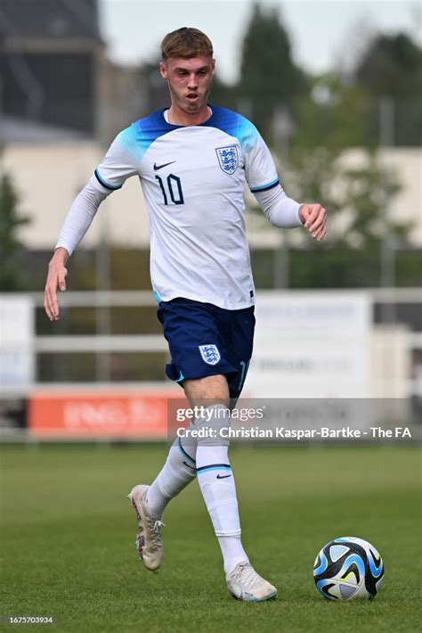 Cole Palmer of England U21 in action during the UEFA Under21... News Photo - Getty Images