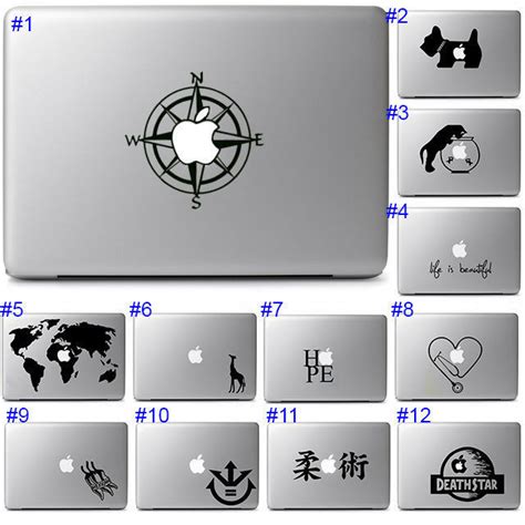 Apple Macbook Laptop Decal Sticker Cool Fun Cute Logo Symbol Graphics Typography - Case Mods ...