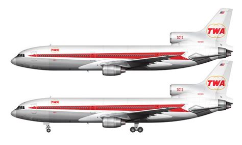 Trans World Airlines L-1011’s in three different liveries – Norebbo