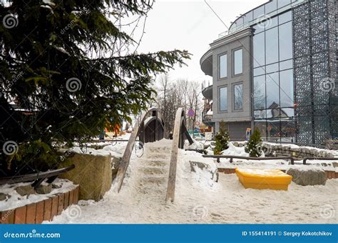 Poland. Zakopane. Ski Resort in Zakopane. February 22, 2018 Editorial ...