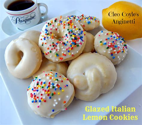 Cleo Coyle Recipes.com: How to Make ANGINETTI - Italian Lemon Cookies by author Cleo Coyle